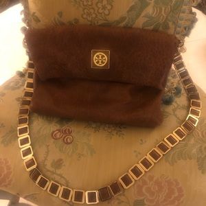 ⬇️Tory Burch soft distressed brown leather purse